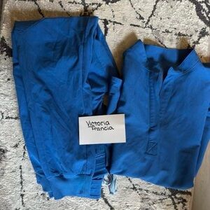 FIGS Royal Blue Scrub Set